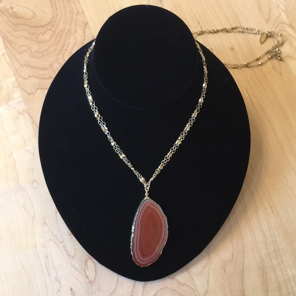 Heather Gardner Agate Slice Necklace - Picture 4 of 16